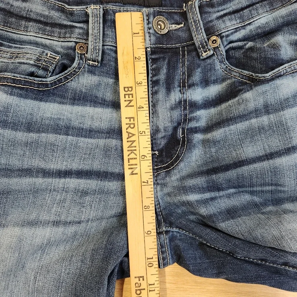 BKE Alec Straight Jeans Mens 30x32 Blue Medium Wash Slim Denim‎ Stretch